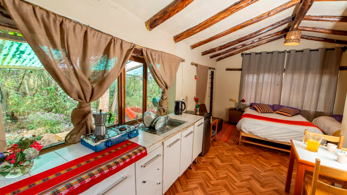 Interior acogedor Cabaña del Riachuelo